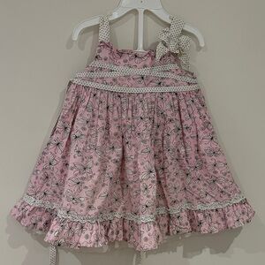 Charming Pink Butterfly Dress for Kids